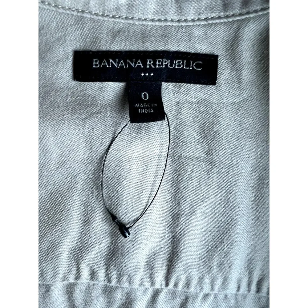 Banana Republic twill jumpsuit size 0 - Picture 7 of 9